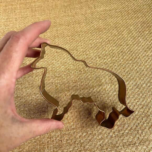 Martha by Mail Copper Cookie Cutter Collie Sheepdog Dog Michael Bonne - Picture 2 of 7
